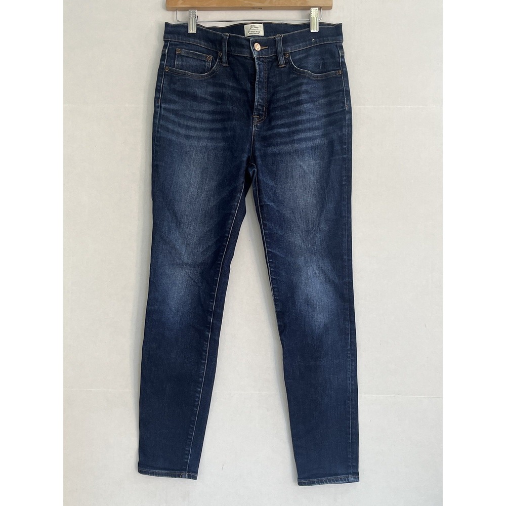 J.CREW 9" High Rise Toothpick Jean in Blue Nile Wash‎ Size 29
